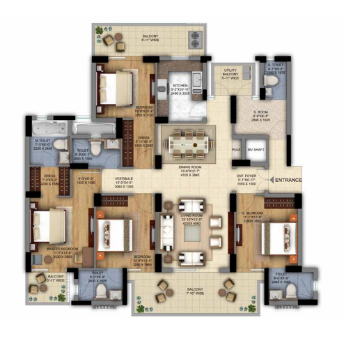 DLF Ultima 4BHK