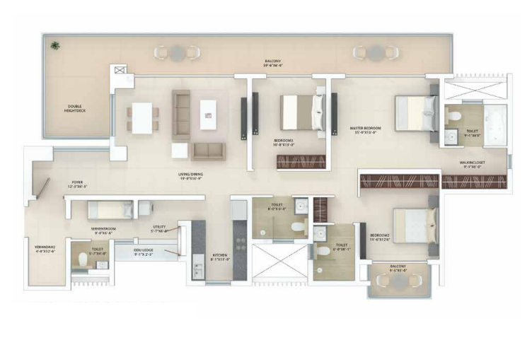 Gurgaon_gateway_3BHK